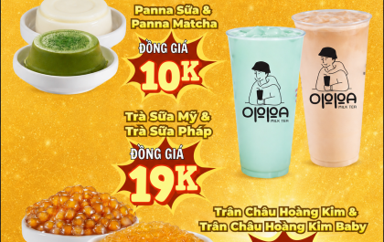 Cơn Lốc Deal Siêu Hot Từ Oppa Milk Tea: Trà Sữa 19K, Panna Cotta Chỉ 10K Tại Âu Cơ & Cầu Xáng